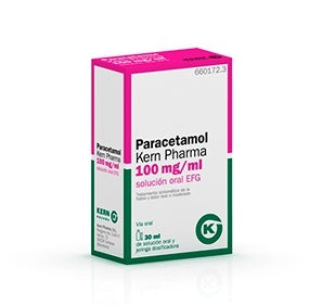 Paracetamol Kern 100 mg gotas 30 ml EFG