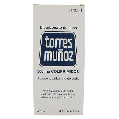 Bicarbonato Sódico Torres Muñoz 30 comprimidos