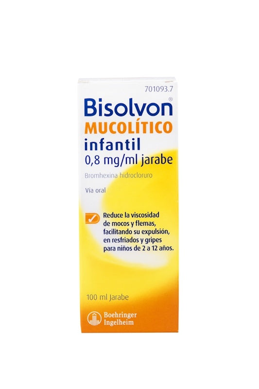 Bisolvon Mucolítico Infantil jarabe100 ml