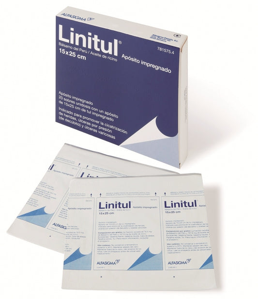 Linitul 15 X 25 cm 20 sobres unidosis