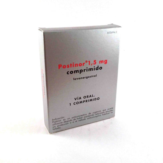 Postinor 1500 mg 1 comprimido