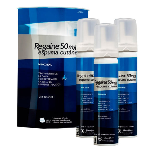 Regaine 50 mg/g espuma cutánea 60g 3Unidades
