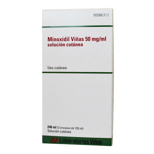 Minoxidil Viñas 5% solución cutánea 240 ml