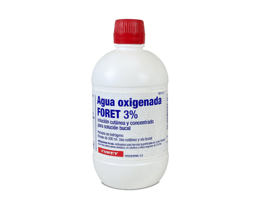 Agua Oxigenada Foret 3% 500 ml