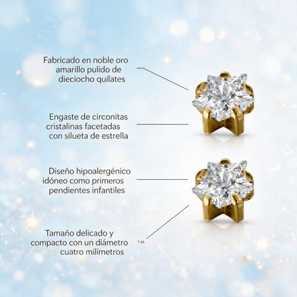 Benton Pharma My First Circonita Estrella Oro 4 mm