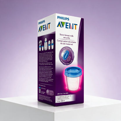 Philips Avent recipiente leche materna 180 ml 5 unidades