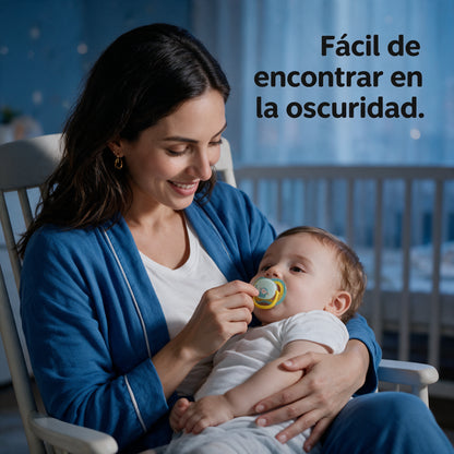 Philips Avent 2 Chupetes UltraAir Nocturno +18m niño