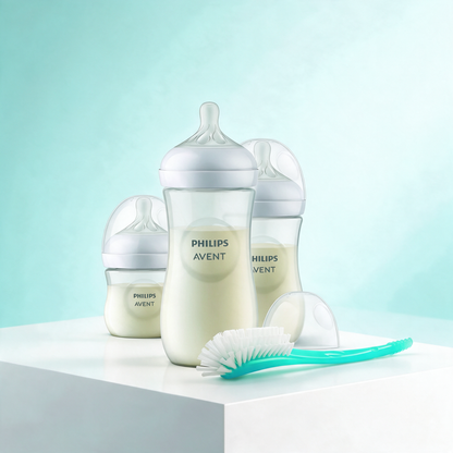 Philips Avent Pack Natural Response 3 biberones + 1 cepillo limpieza