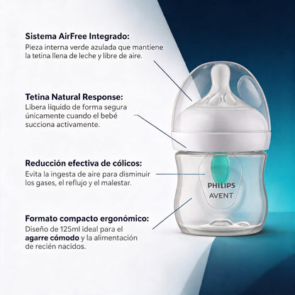 Philips Avent Biberón Natural Response Airfree 125ml