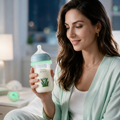 Philips Avent PACK Natural Response Nocturno (1biberón 260ml + 1 chupete ultra air nocturno 0-6m)