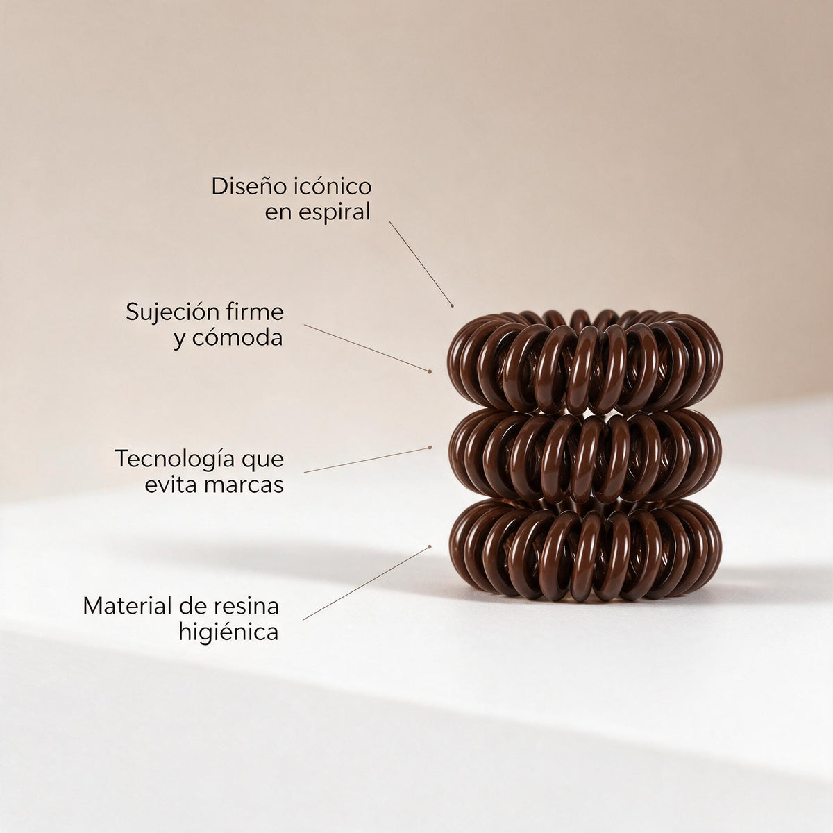 Invisibobble ORIGINAL Pretzel Brown 3pc