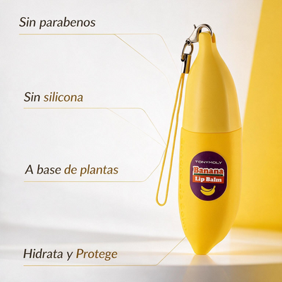 Tonymoly Bálsamo Labial Delight Banana Pong Dang