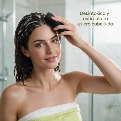 Tangle Teezer cepillo exfoliante Negro