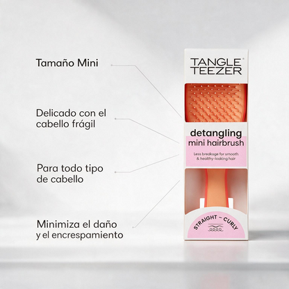 Tangle Teezer Cepillo antienredos Mini Salmon Pink & Apricot