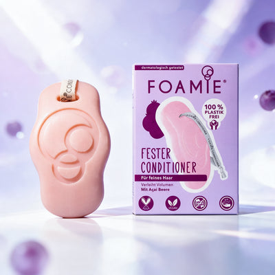 Foamie acondicionador solido de açai para dar Volumen Solido Sin Plasticos Eco