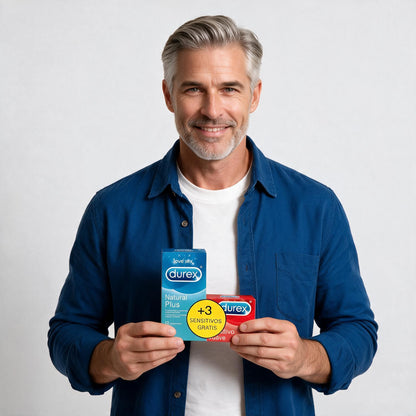 Durex Preservativos Natural Plus 12U+3U Durex Sensitivo