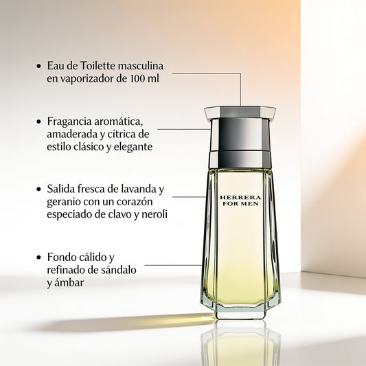 Carolina Herrera Herrera Men Eau De Toilette Spray 100ml