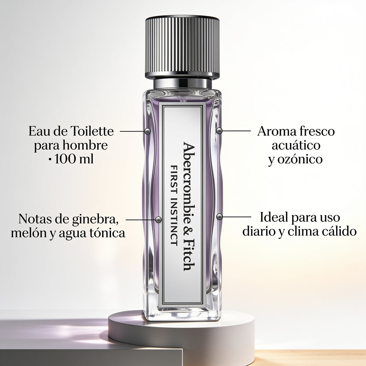 Abercrombie & Fitch First Instinct Man Eau De Toilette Spray 100ml