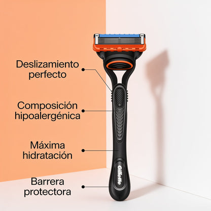 Gillette Maquina Fusion5 Manual Maquina + 3 recambios