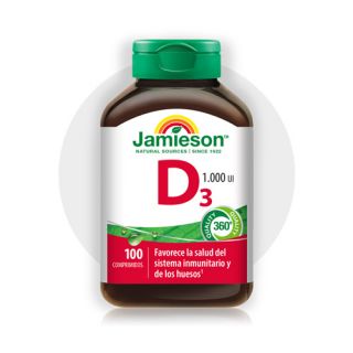 Jamieson Vitamina D3 100 comprimidos