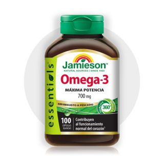 Jamieson Omega-3 700 mg 100 cápsulas Blandas