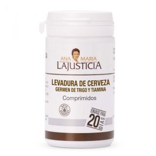 Lajusticia Levadura De Cerveza + Germen Trigo + Tiamina (B1) 80 Comprimidos