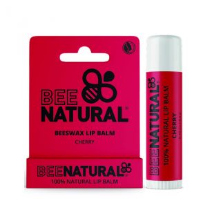 Bee Natural Bálsamo Labial Cera de Abeja Sabor CEREZA