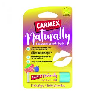 Carmex Naturally Bálsamo Frutos Rojos