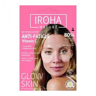 Iroha Nature Parches Ojos Anti-Fatiga Iluminadores 15 uds