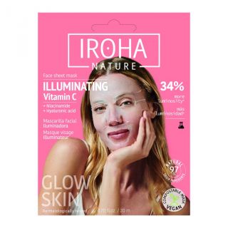 Iroha Nature Máscara Facial Iluminadora E Hidratante 15 uds