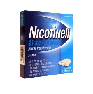 NICOTINELL 21 mg/24 h 14 PARCHES TRANSDERMICOS 52,5 mg