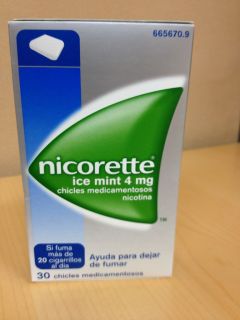 NICORETTE ICE MINT 4 mg 30 CHICLES MEDICAMENTOSOS