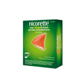 NICORETTE CLEAR 15 mg/16 h 14 PARCHES TRANSDERMICOS