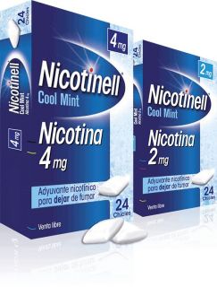 NICOTINELL COOL MINT 2 mg 12 CHICLES MEDICAMENTOSOS