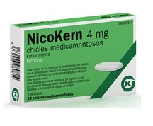 NICOKERN 4 mg 24 CHICLES MEDICAMENTOSOS (SABOR MENTA)