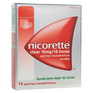 NICORETTE CLEAR 15 mg/16 h 14 PARCHES TRANSDERMICOS