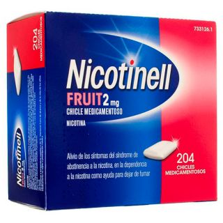 NICOTINELL FRUIT 2 mg 204 CHICLES MEDICAMENTOSOS