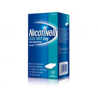 NICOTINELL COOL MINT 2 mg 96 CHICLES MEDICAMENTOSOS