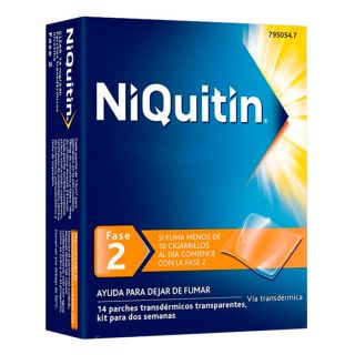 NIQUITIN CLEAR 14 mg/24 h 14 PARCHES TRANSDERMICOS 78 mg