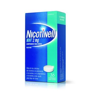 NICOTINELL MINT 2 mg 36 COMPRIMIDOS PARA CHUPAR