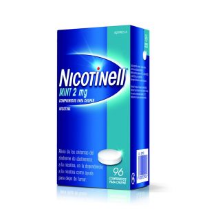 NICOTINELL MINT 2 mg 96 COMPRIMIDOS PARA CHUPAR