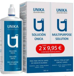 SOLUCION UNIKA  Pack 2U 360 ml + Portalentillas